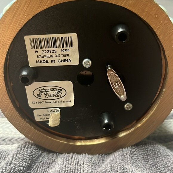 Rare Merlin Wizard Astronomer Somewhere in Time Snow Globe SF Music Box Co - Picture 6 of 6